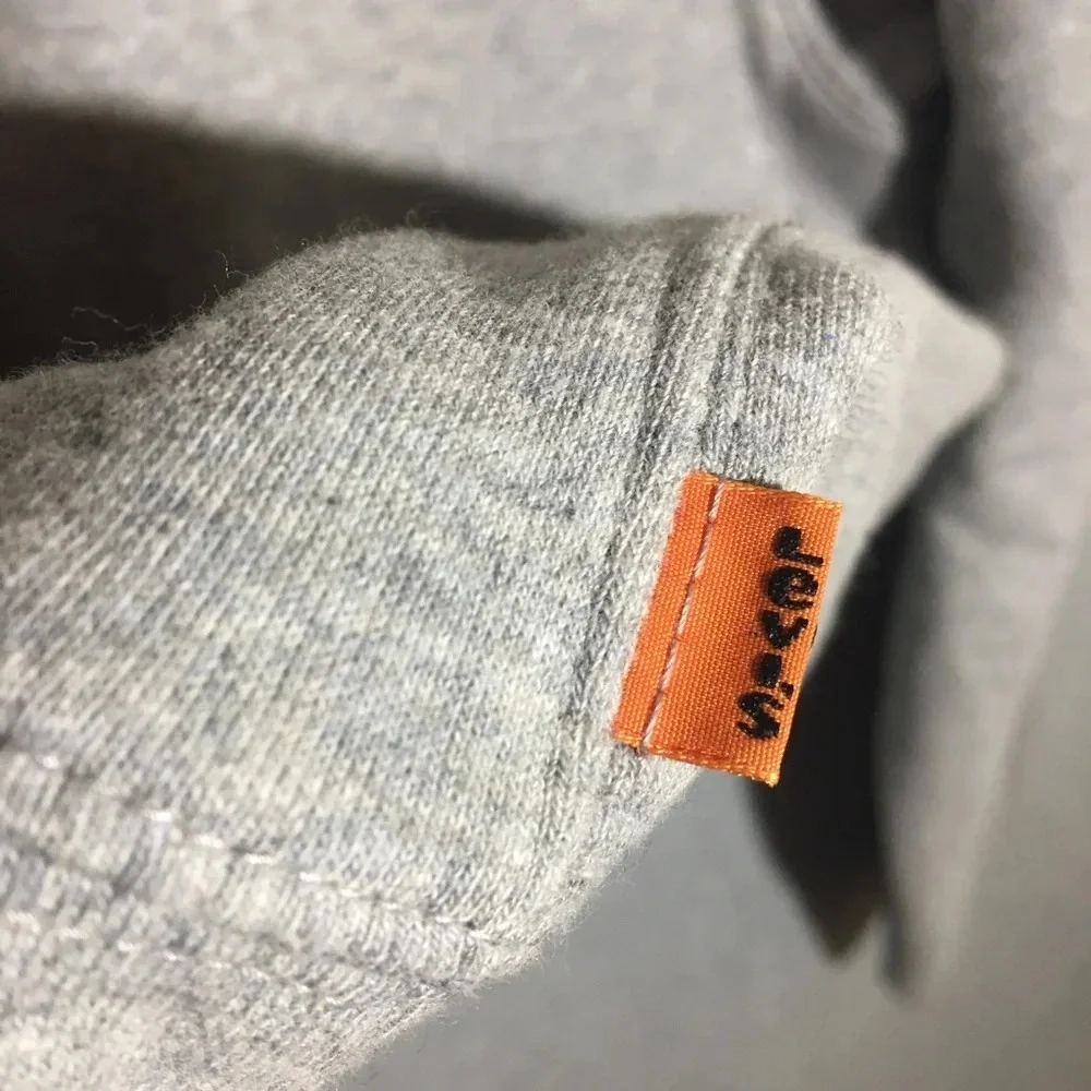 Mens NWT Levis Crewneck Sweater Ringer Winter Casual Fall Warm Neutral